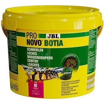 JBL PRONOVO BOTIA TAB, Hauptfutter für Schmerlen von 1-20 cm, Fischfutter-Tabletten, Größe M, 5,5