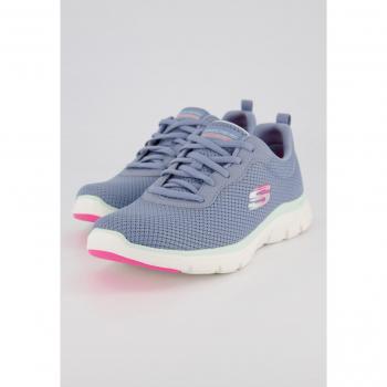 Sneakers blu con larghezza comfort, Donna, Taglia 42, Poliestere