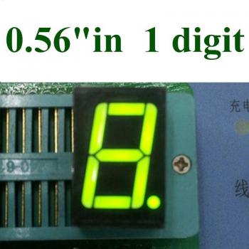 Panel Nixie 1 Bit, 7 Segmentos, 0.56 Verde