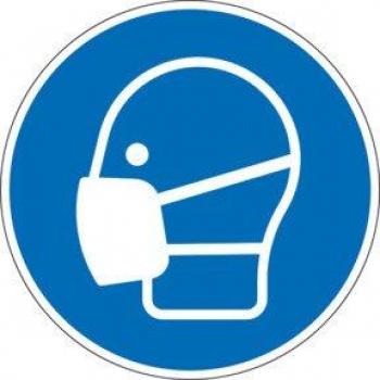 Panneau d'interdiction sans masque – Échneir Aluminium