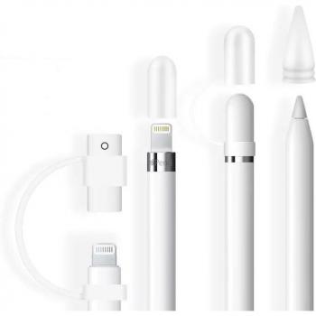 Housse Multi‑Fonction Silicone – Sécurité Apple Pencil + iPad + Kit 4‑en‑1