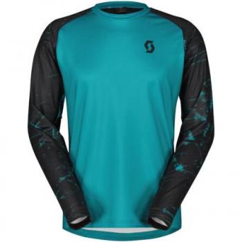 Scott Lange Mouwen Fietsshirt Trail Storm 2XL Heren Zwart