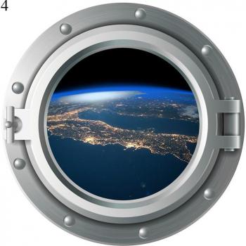 Bathroom Space Decor Stickers