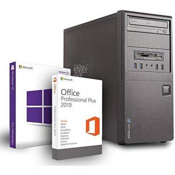 Computer Ufficio Silenzioso Intel Core i5 16GB RAM 480GB SSD 500GB HDD Windows 10 Pro