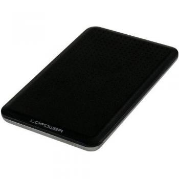 Lc-power Box Hard Disk 2.5 SATA, Seriale ATA II, Serial ATA III Nero