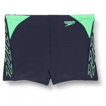Speedo HyperBoom Splice Aquashorts für Jungen in Navy/Grün