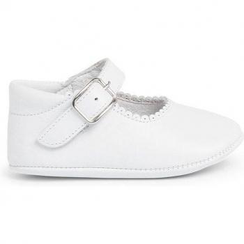 Chaussures Bébés Pisamonas Cuir Blanc