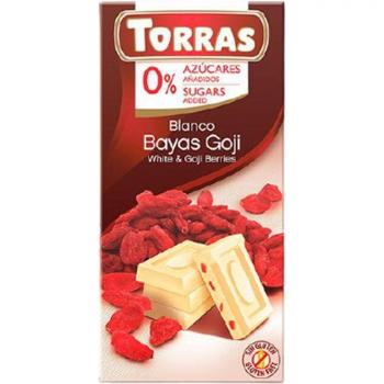 Gourmandise Torrée : Blanc & Goji 75 g