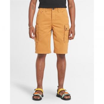 Pantalones cortos cargos Timberland Brookline Twill de hombre en color amarillo talla 30