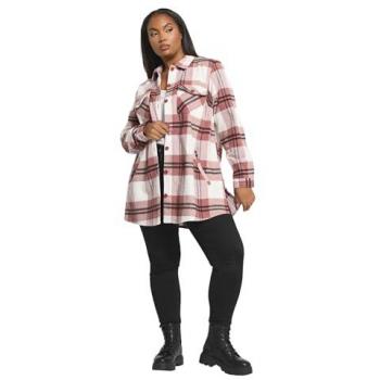 Yours Curve Chemise Veste Carreaux
