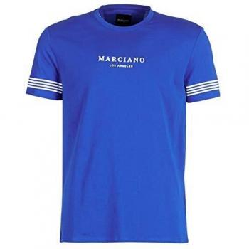 Blaues Marciano Poloshirt mit Streifen – S (Herren)