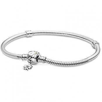 Pulsera Pandora “Brillo de Margaritas” – 16 cm, adornada con circonitas cúbicas amarillas
