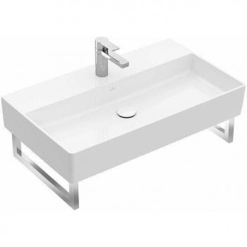 Lavabo V&B Memento 2.0 80x47 cm, avec trop-plein, blanc mat