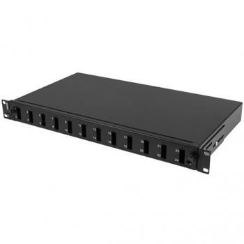 Lanberg 12XSCDX/12XLC Patch – Accessorio Rack Nera