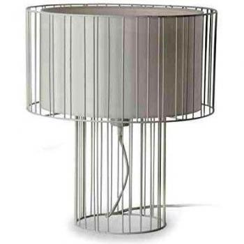 Netlighting 1-Light Table Lamp in Lindawhite Finish with E27 Bulb Socket