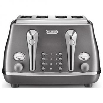 DELONGHI Icona Metallics 4-Slice Toaster