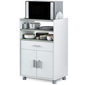 Mueble para Microondas con Cajón y Puertas