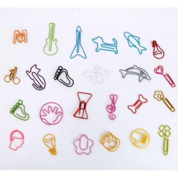 50 PCS Animal Shape Paper Clips for School Supplies