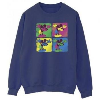 Mickey‑Pop‑Art Herren‑Pull mit weißer Grundfarbe – Größe L