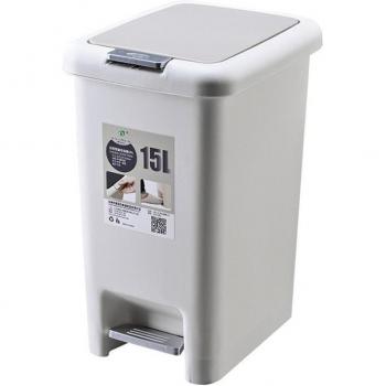 Poubelle carrée avec pédale 10L/15L pour maison
