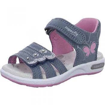 Superfit Mädchen Sandale Emily Blau-Rosa 8020
