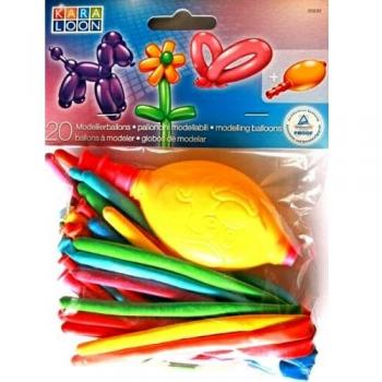 Sportmodellierballon‑Set 1,15 m – 20 Ballons + Pumpe (MTS 20002)