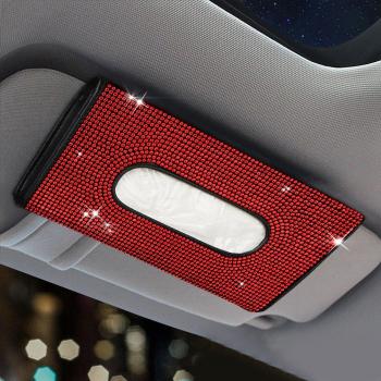 Car Tissue Organizer for Sun Visor and Seat Back