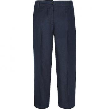 Brax Hose aus Leinen in Melange-Optik Größe 38 Marine