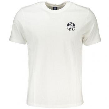 North Sails Men's White Cotton Tee