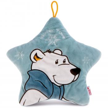 Eisbär‑Stern Wärmflasche – 33 × 33 cm, blauer Farbton (NICI 42039)