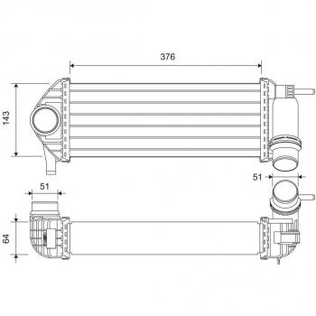 VALEO 822948 Resfriador de Ar