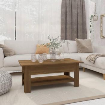 VidaXL Coffee Table 102x55x42 cm Brown Oak Engineered Wood