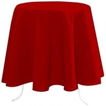 Nappe en Polyester Rouge 180 x 180 cm