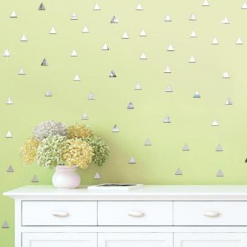 100pcs 2x2cm DIY Acrylic Mirror Stickers