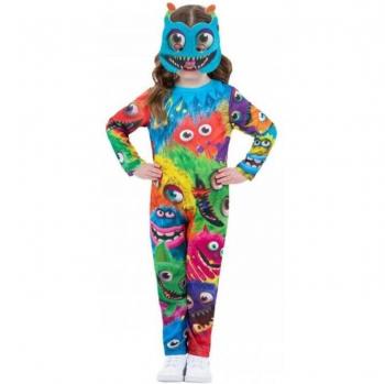 Zwarte Monsterjurk Smiffy Kids 4-6 jaar