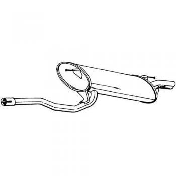 Silencioso 282‑085 de Bosal para Montaje