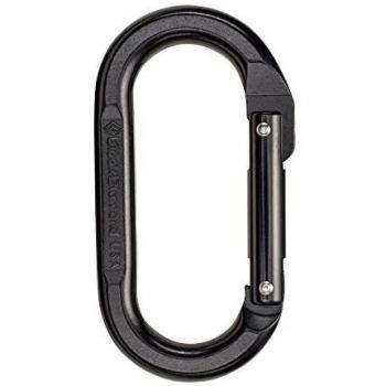 Black Diamond Black Oval Keylock Carabiner