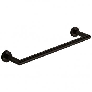 Porta asciugamani Baketo L.40 cm in ottone nero