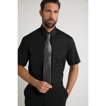 Camicia uomo cotone vestibilità comoda nera 8XL JP1880
