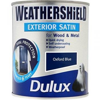 Dulux Weathershield Satin Finish 750ml Oxford Blue