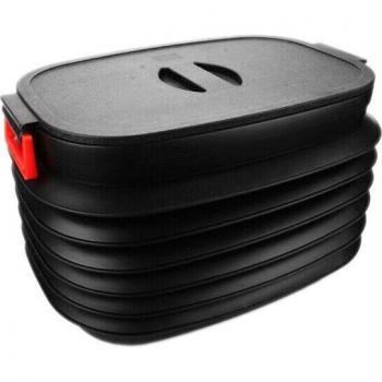 Seau de rangement portable 37L pour voiture