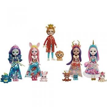Coffret 5 Mini-Animaux Enchantés – Patter Paon, Danessa Biche, Bree Lapin, Ambrose Licorne, Alessandro Lion