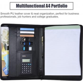 Organisateur de documents pour bureau, PU cuir