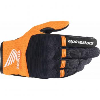 Gants Alpinestars Honda Copper Noir Orange – Taille 2XL, Unisexe