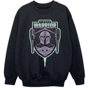Sudadera para niñas Star Wars The Mandalorian con estampado de guerrera