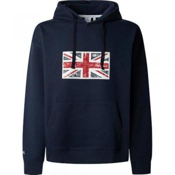 Pepe Jeans Felpa Union Blu Dulwich 2XL con cappuccio