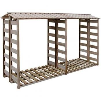 Firewood Keeper: VidaXL Pinewood Impregnated Shed 30×9×17.6 cm
