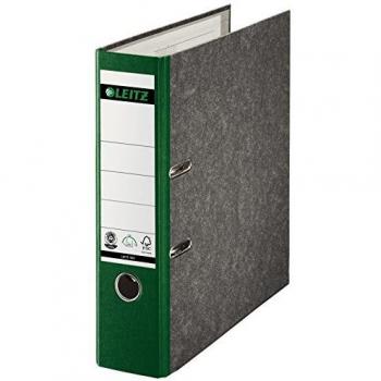 Leitz FSC Standard Lever Arch File 80mm Capacity A4 Green