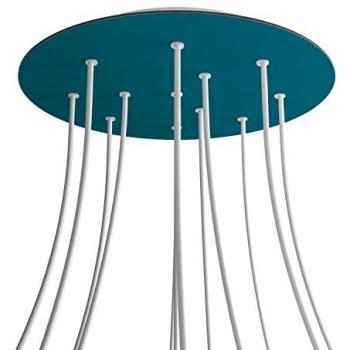 Rose One XXL Ronde 400 mm – 12 trous + 4 latéraux (Blanc)