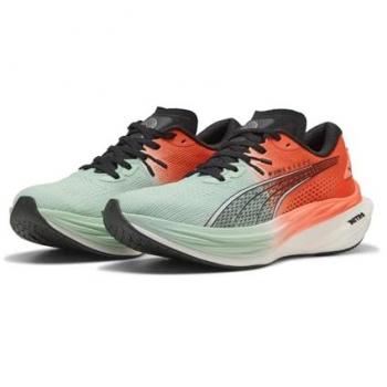Chaussures de Running Puma Deviate Nitro 3 Hyrox – Femmes, Rouge & Vert, 39 (EUR)